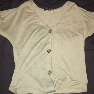 Olive green blouse